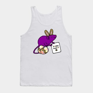 Happy Easter Bunny Ears Rat Tank Top